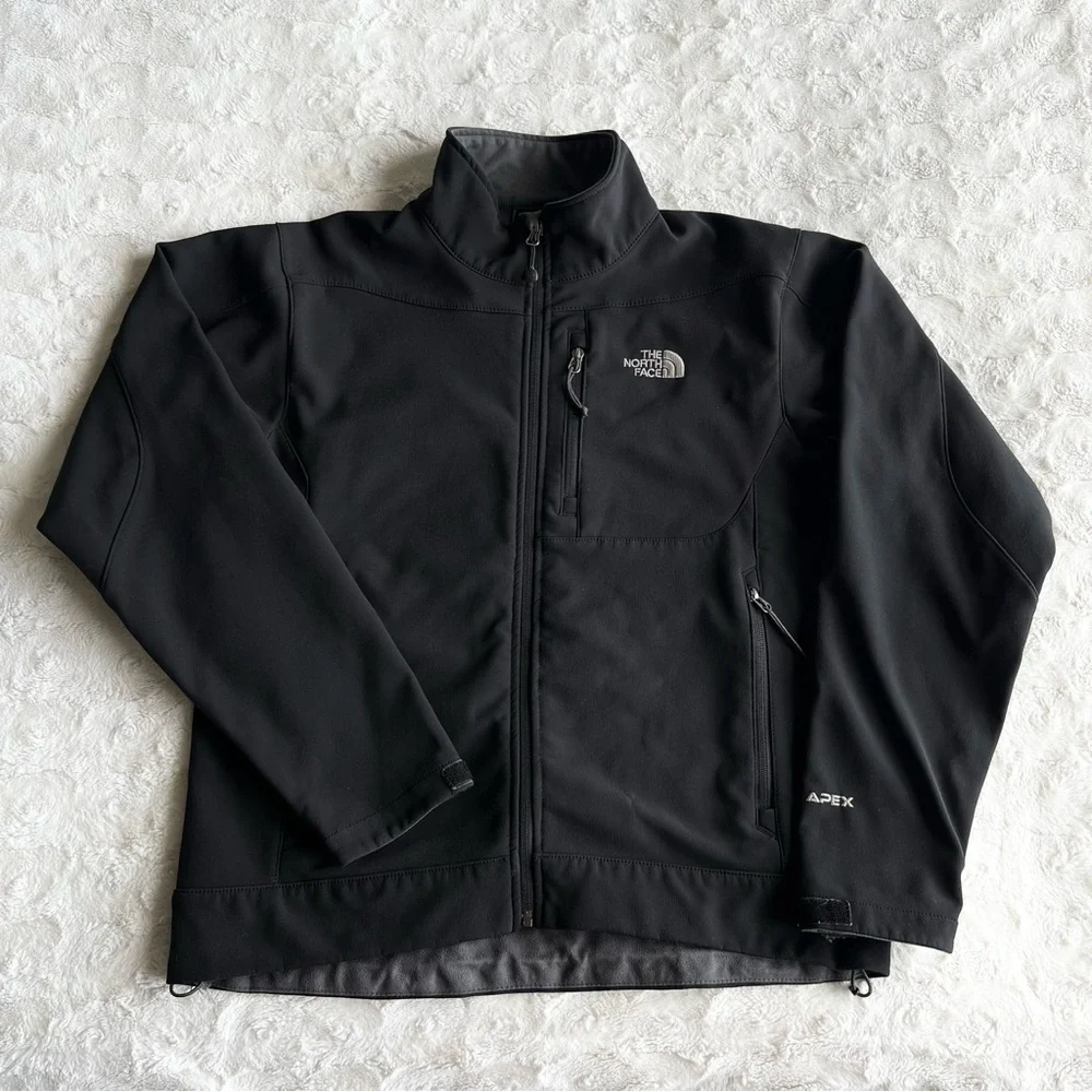 The North Face Jacket Coat Mens Medium Black Apex Bionic Softshell Gorpcore Zip